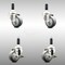 Service Caster 3 Inch 316SS Thermoplastic Rubber Swivel 7/8 Inch Stem Caster Brake SCC, 2PK SCC-SS316EX20S314-TPRB-2-TLB-2-78 - alternate 1